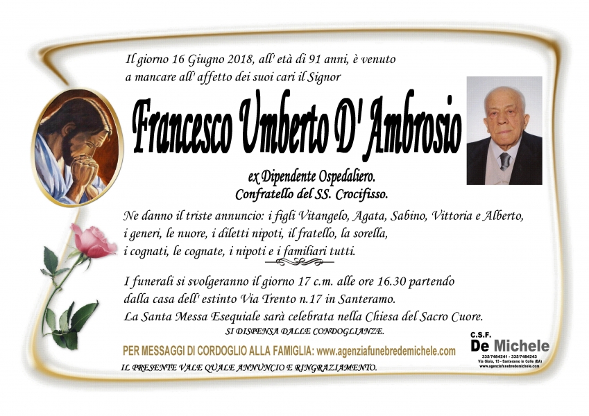 D' Ambrosio Francesco Umberto