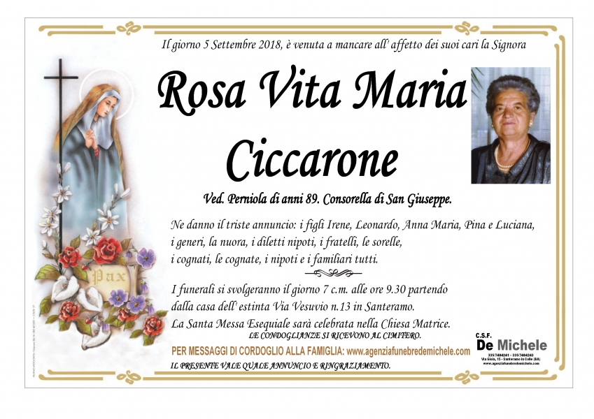 Rosa Vita Maria Ciccarone
