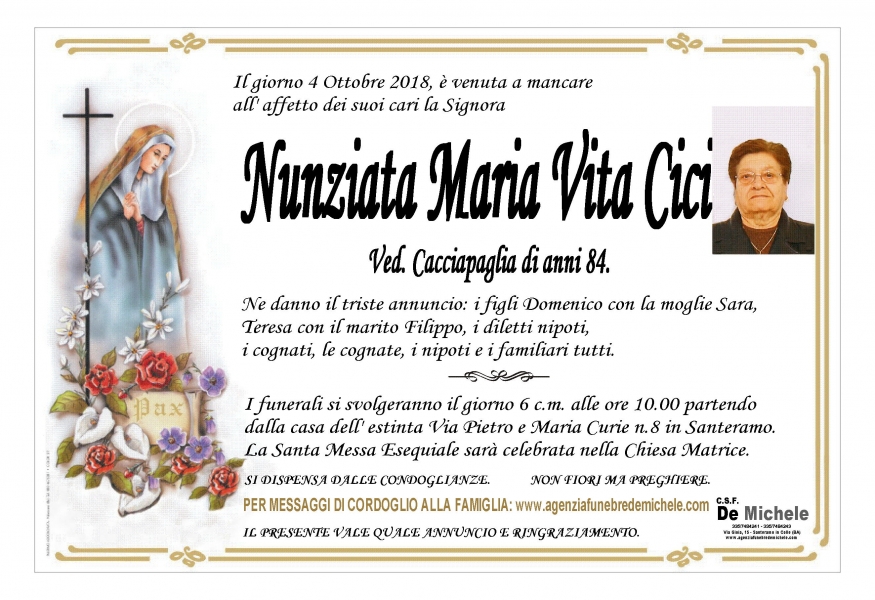 Nunziata Maria Vita Cici