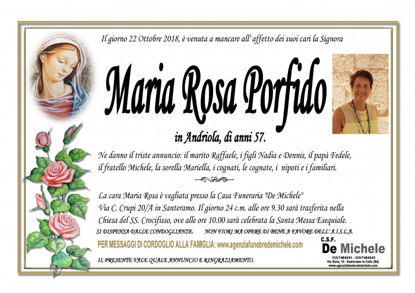 Maria Rosa  Porfido