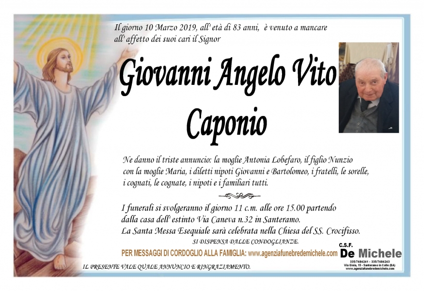 Giovanni Angelo Vito Caponio