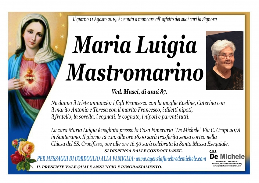 Maria Luigia Mastromarino