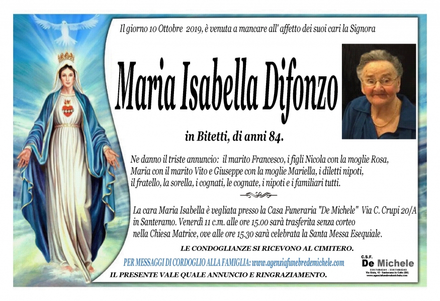 Maria Isabella Difonzo