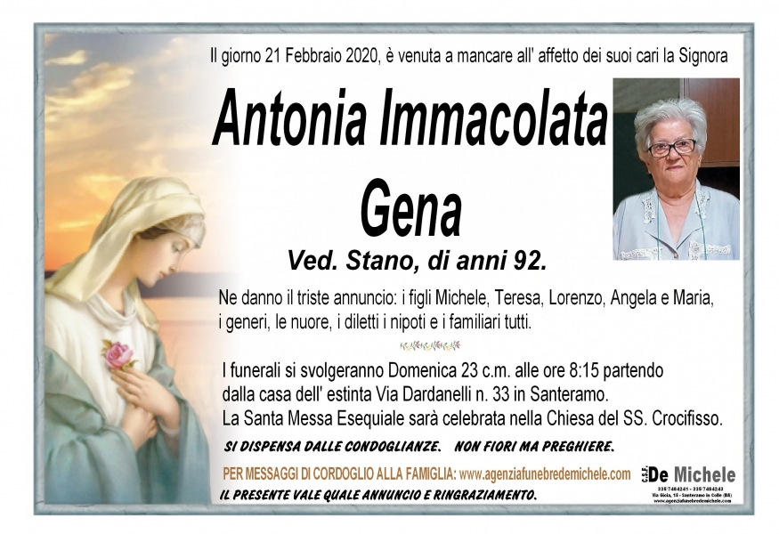 Antonia Immacolata Gena