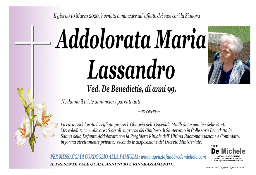 Maria Addolorata Lassandro