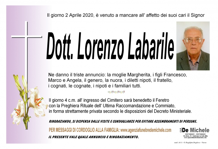Dott.  Lorenzo Labarile