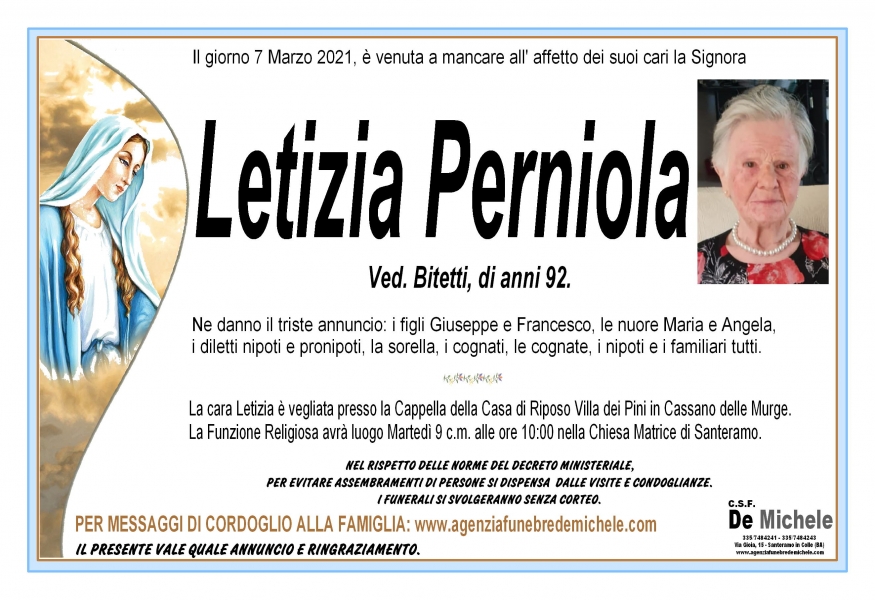 Letizia Immacolata Concetta Perniola