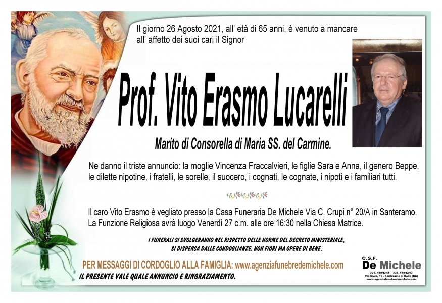 Prof. Vito Erasmo Lucarelli