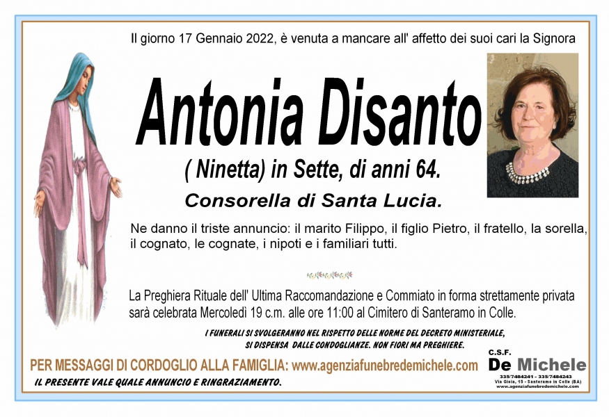 Antonia (ninetta) Disanto