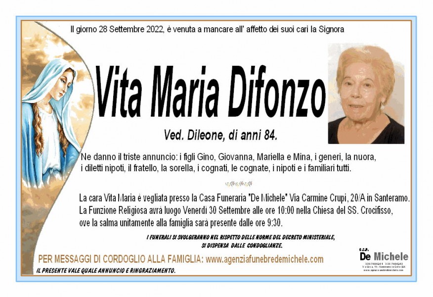 Vita Maria Difonzo