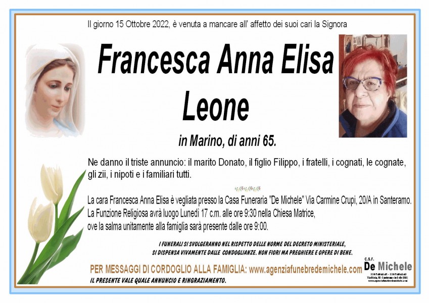 Francesca Anna Elisa Leone