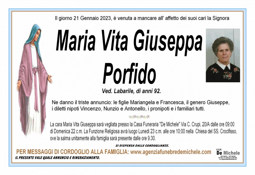 Maria Vita Giuseppa Porfido
