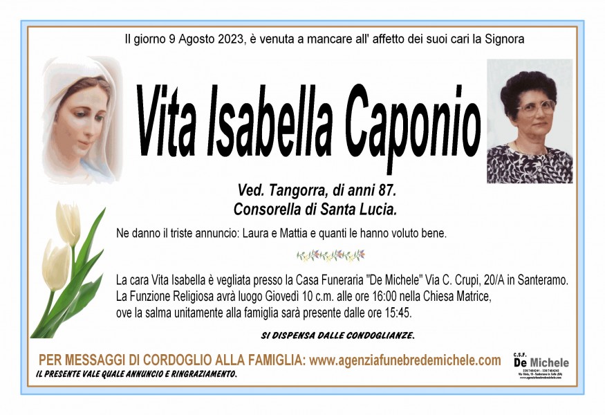 Vita Isabella Caponio