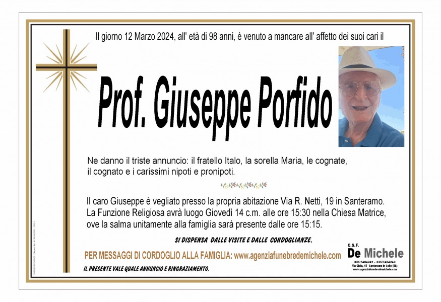 Prof. Giuseppe Porfido