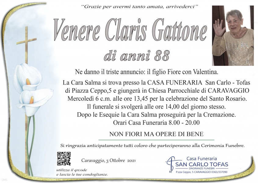 Venere Claris Gattone