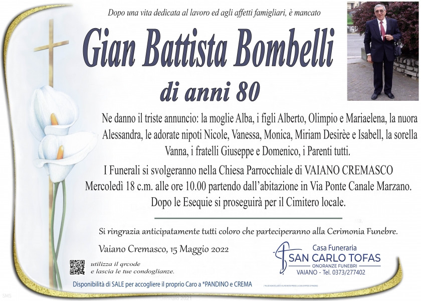 Gian Battista Bombelli
