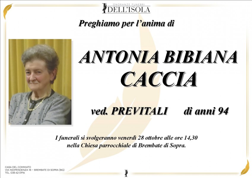 Antonia Bibiana Caccia