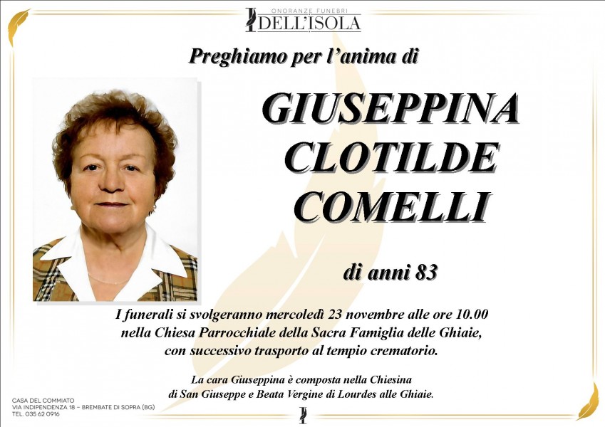 Giuseppina Clotilde Comelli