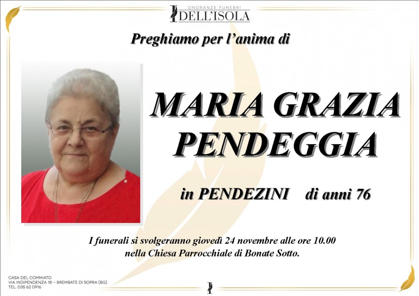Maria Grazia Pendeggia